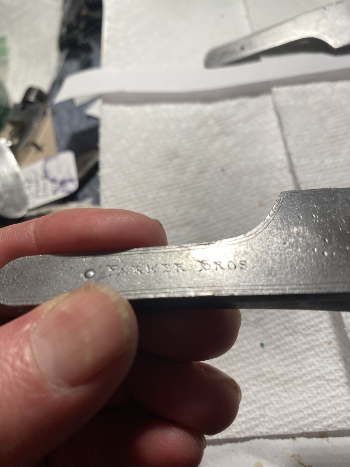 Replica Boxed Springfield Muzzleloader Lock Plates.