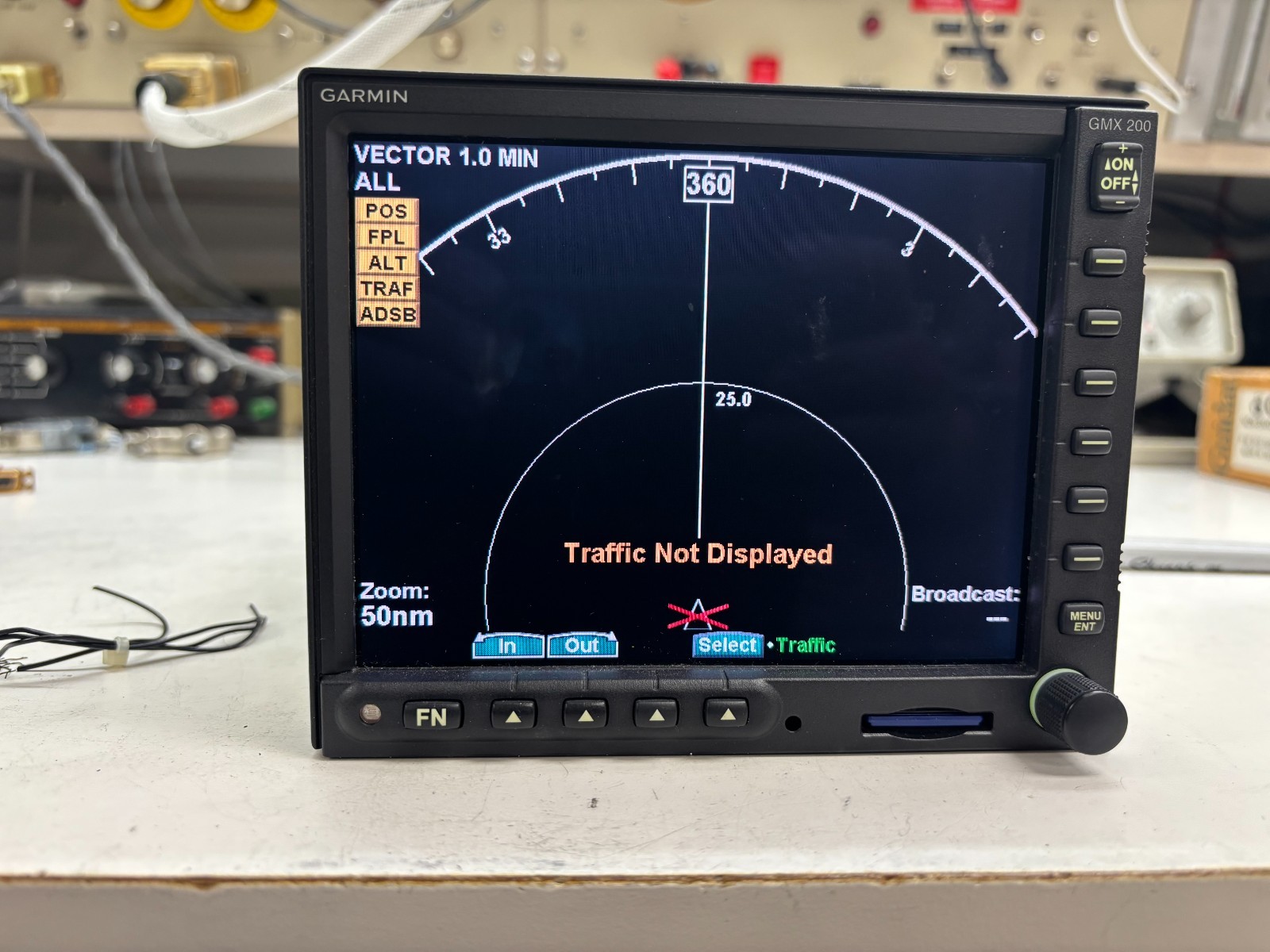 GARMIN GMX 200 MFD Multi-Function Display PN 011-01271-00 w/ 8130 + Tray + Data
