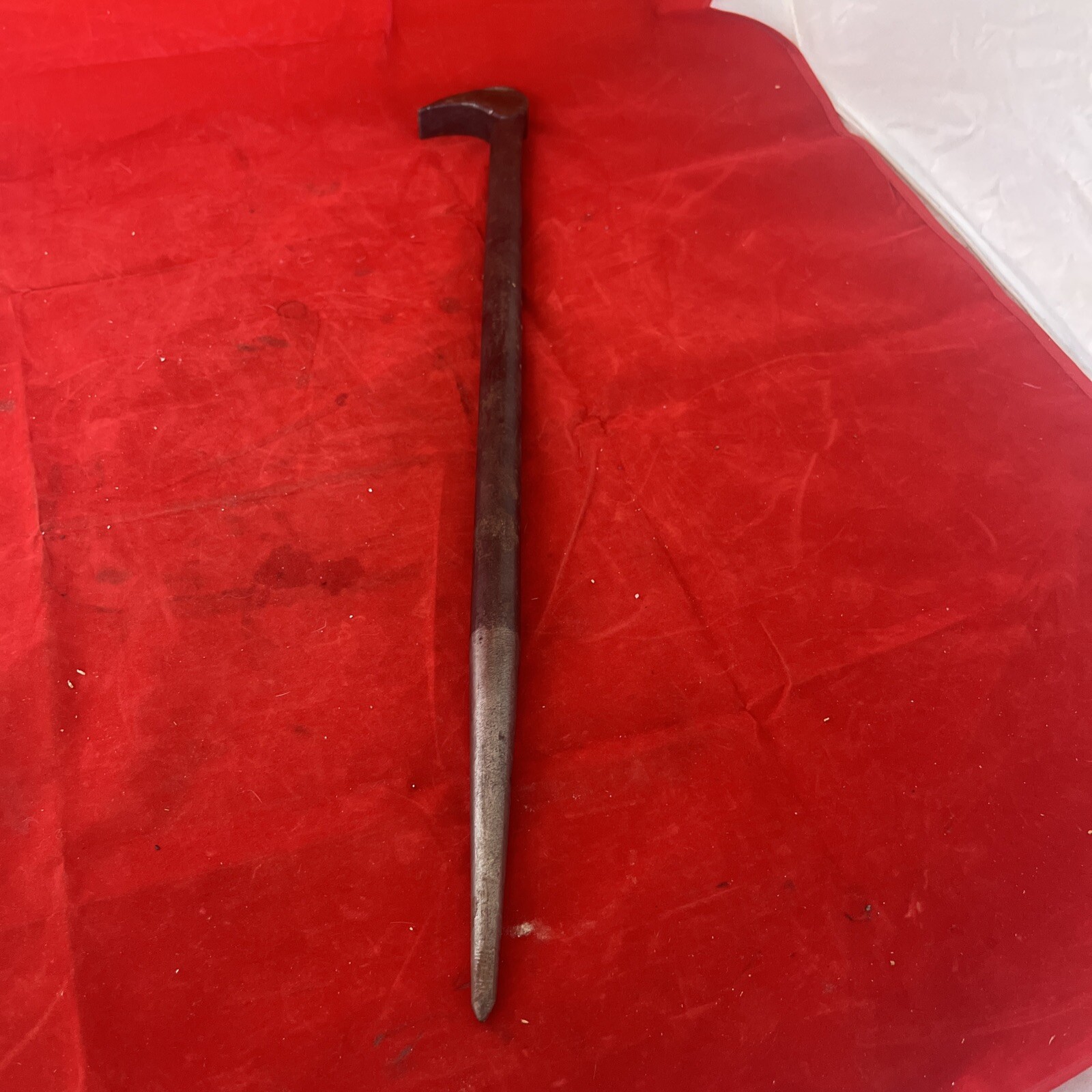 Vintage Lady Foot Pry Bar Steel 20.5” Long Bearing Tool Mechanic