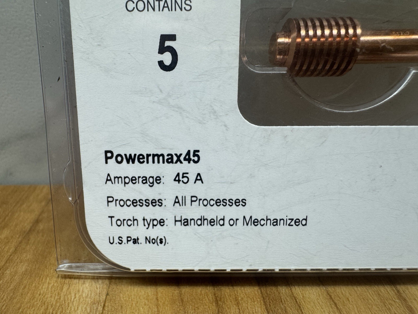 Hypertherm / set of 5 / electrodes / 220669 / Powermax45 / 45 A / All Processes