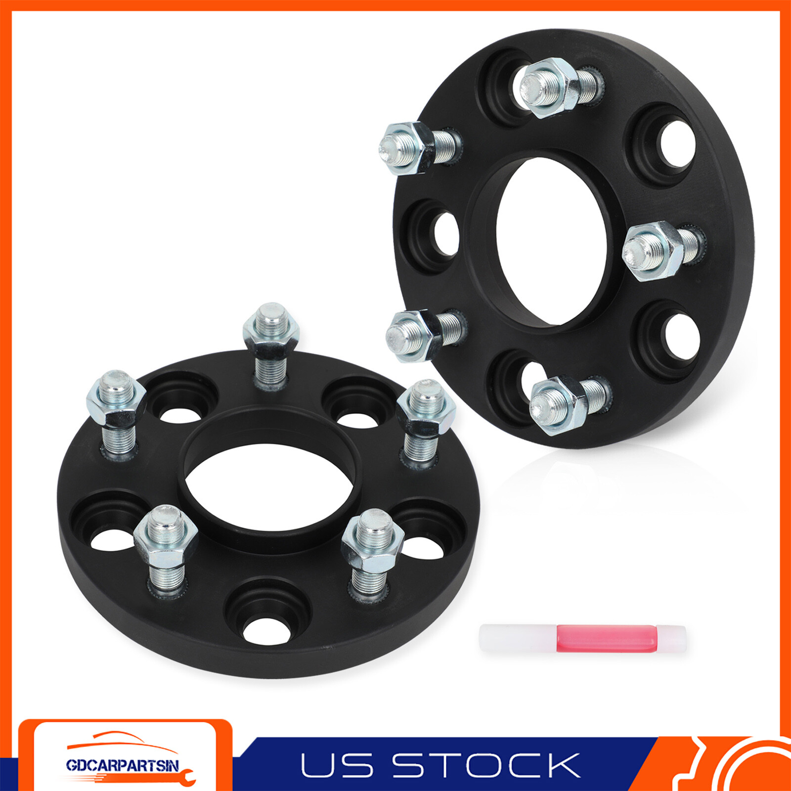 (2) 15mm Hubcentric 5x4.5 5x114.3 Wheel Spacers 12x1.25 For Nissan 350Z 370Z G35