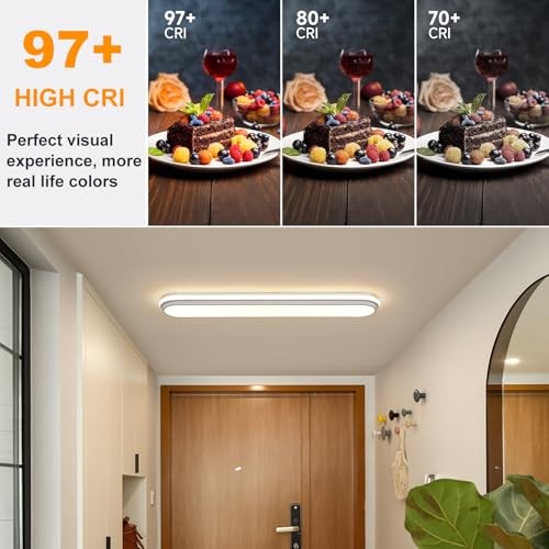 Smart LED Ceiling Light,36.2In 36.2 Inch Dimmable(Memory Function/CRI 97+) - B