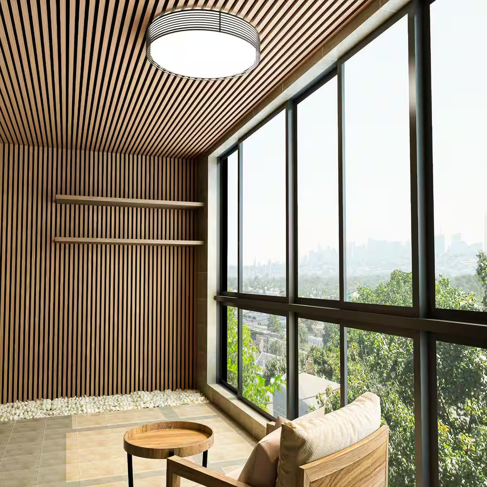 Samples Pack 1/2 Ft.X1/2 Ft.Mdf Decorative Wall Paneling,Multi-Colored Slat Acou