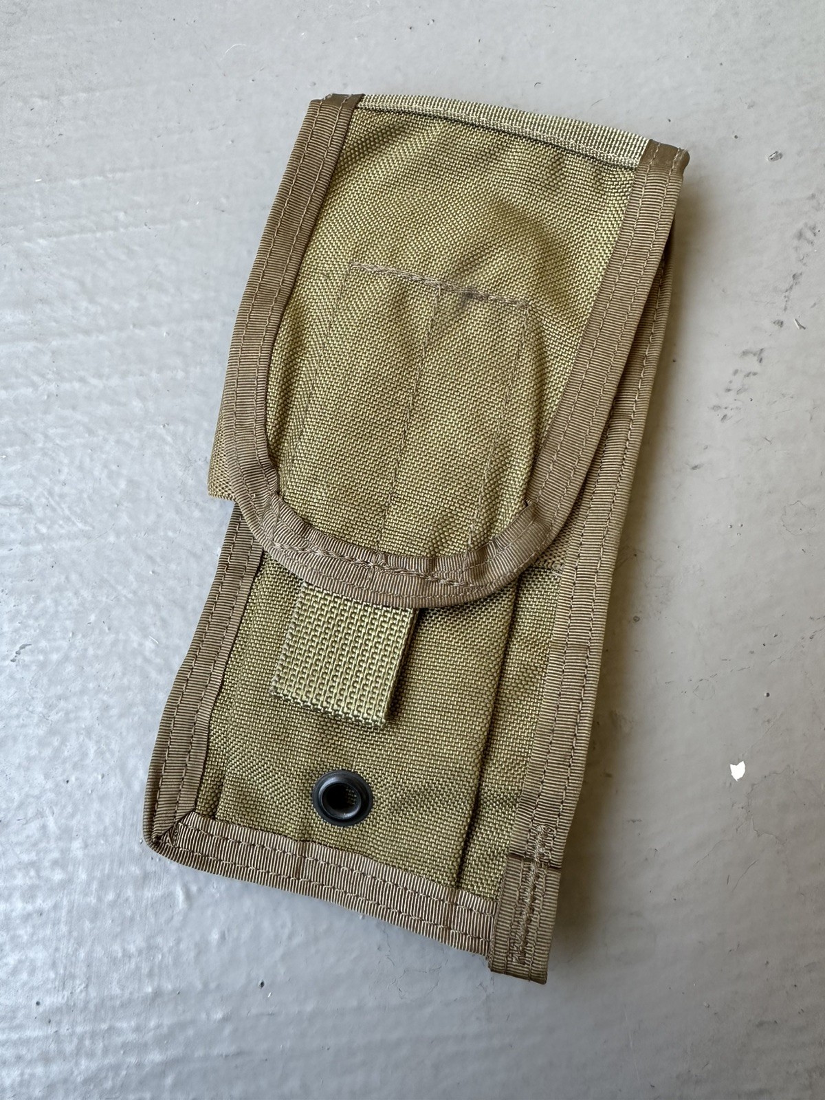 Oldgen Eagle Allied Industries SOF ELCS 1x2 556 Mag Pouch MJK Khaki DET 1 MOLLE