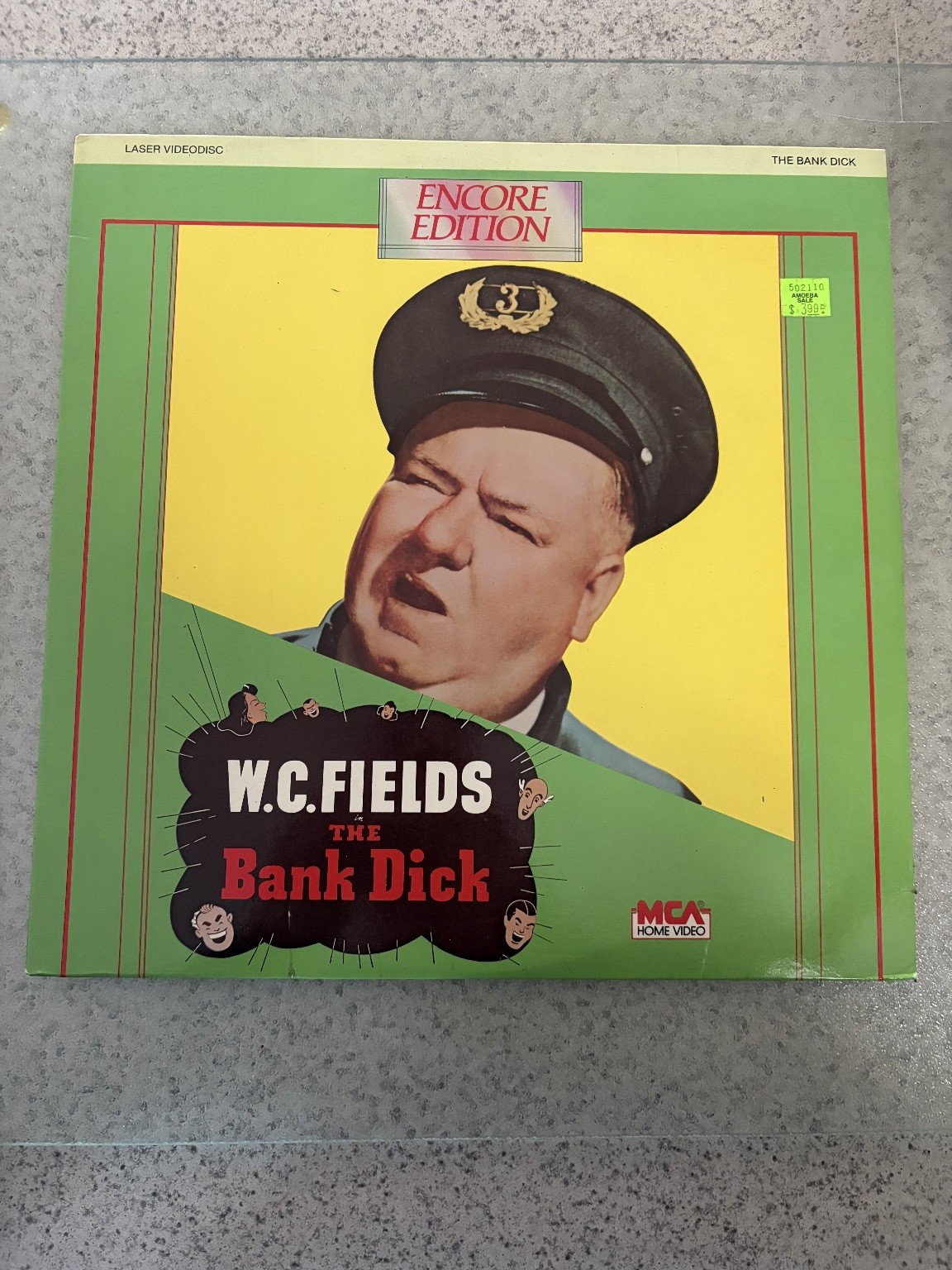 The Bank Dick LaserDisc 1940 Comedy Encore Edition MCA Home Video