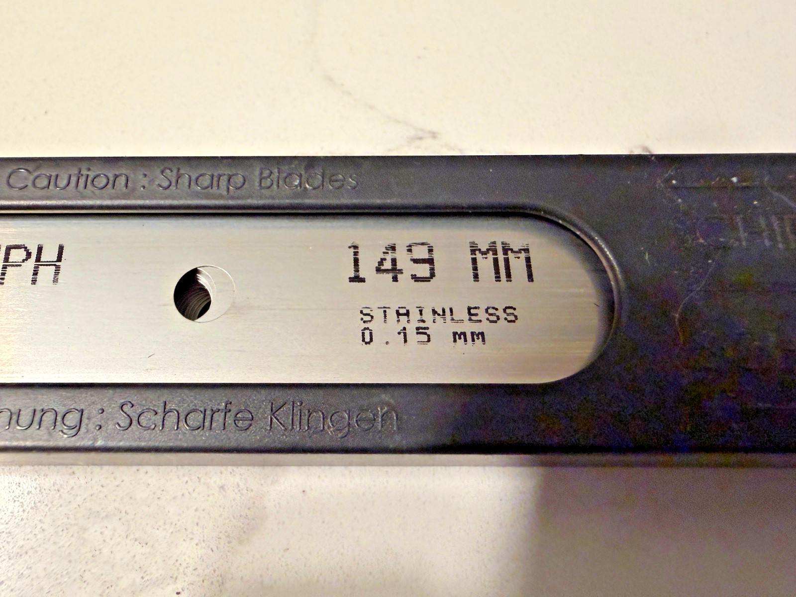 6" Triumph Replacement Blades, stainless, 149mm, 25, NEW