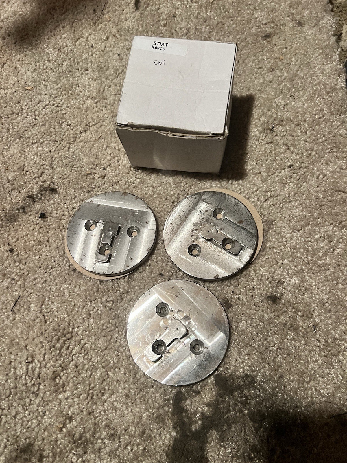 STI Diamond Grinder Adapter Plates Mounting Discs – Lot of 3 USED