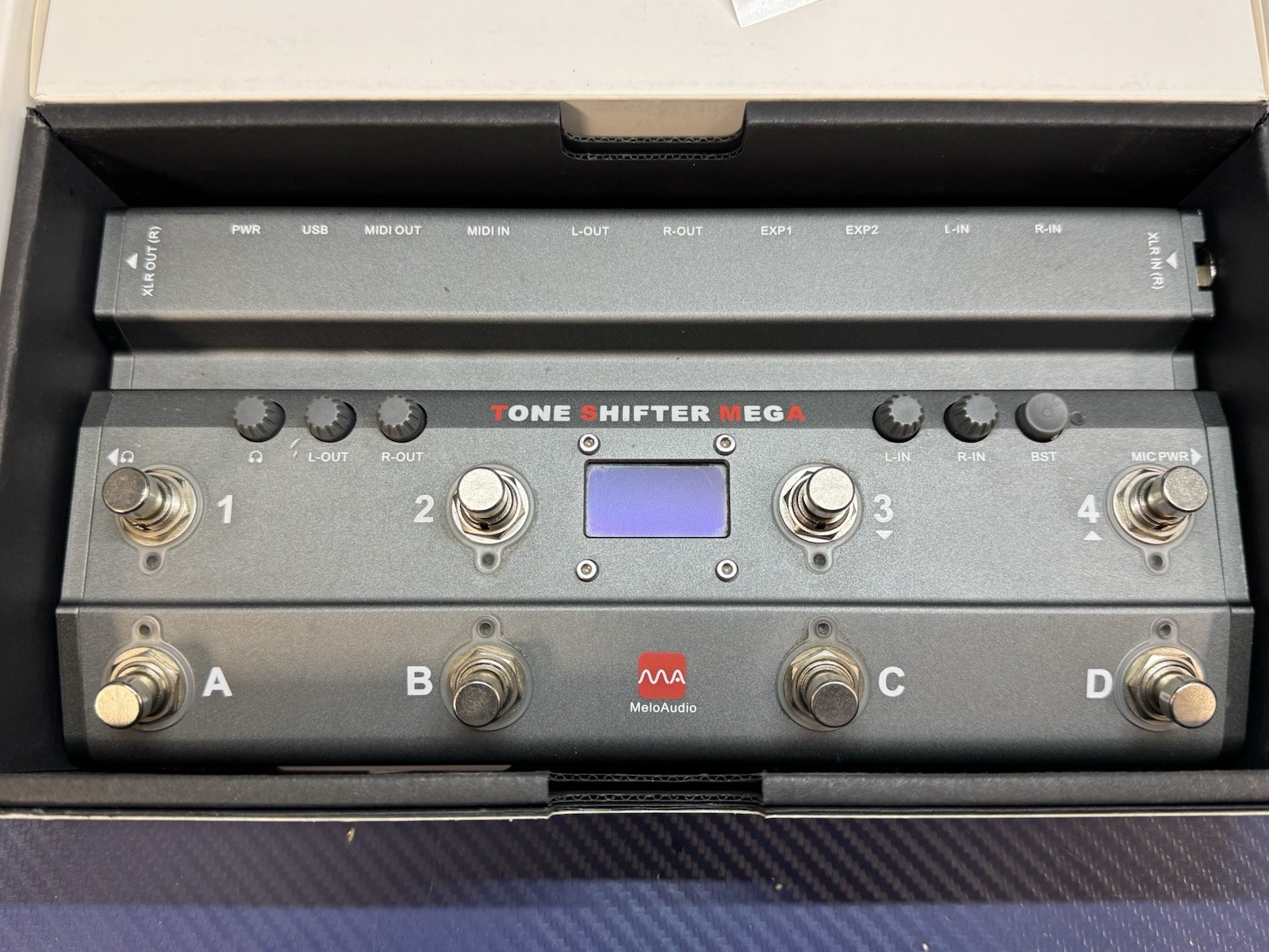 MELO Audio Tone Shifter Mega MIDI USB Audio Pedal Interface w/ Box