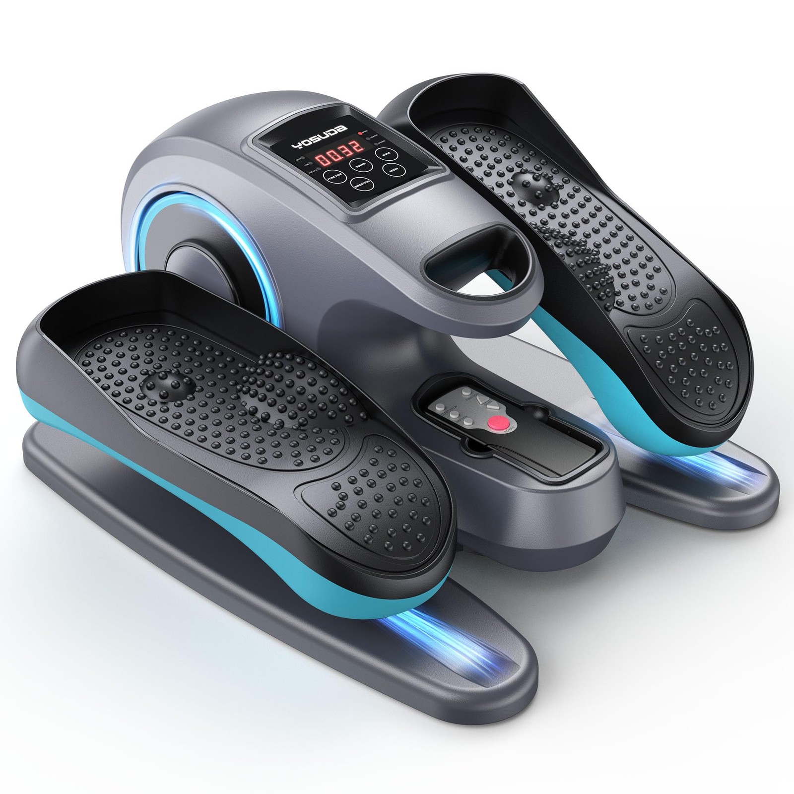 YOSUDA Quiet Under Desk Elliptical Exercise Machine, Elliptical Machine For Home