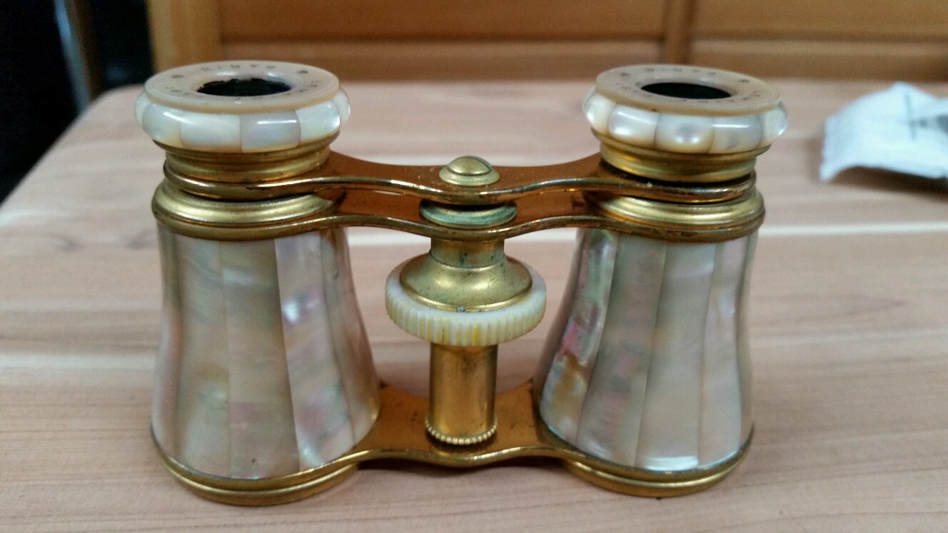 1880 lamare opera glasses with leather case