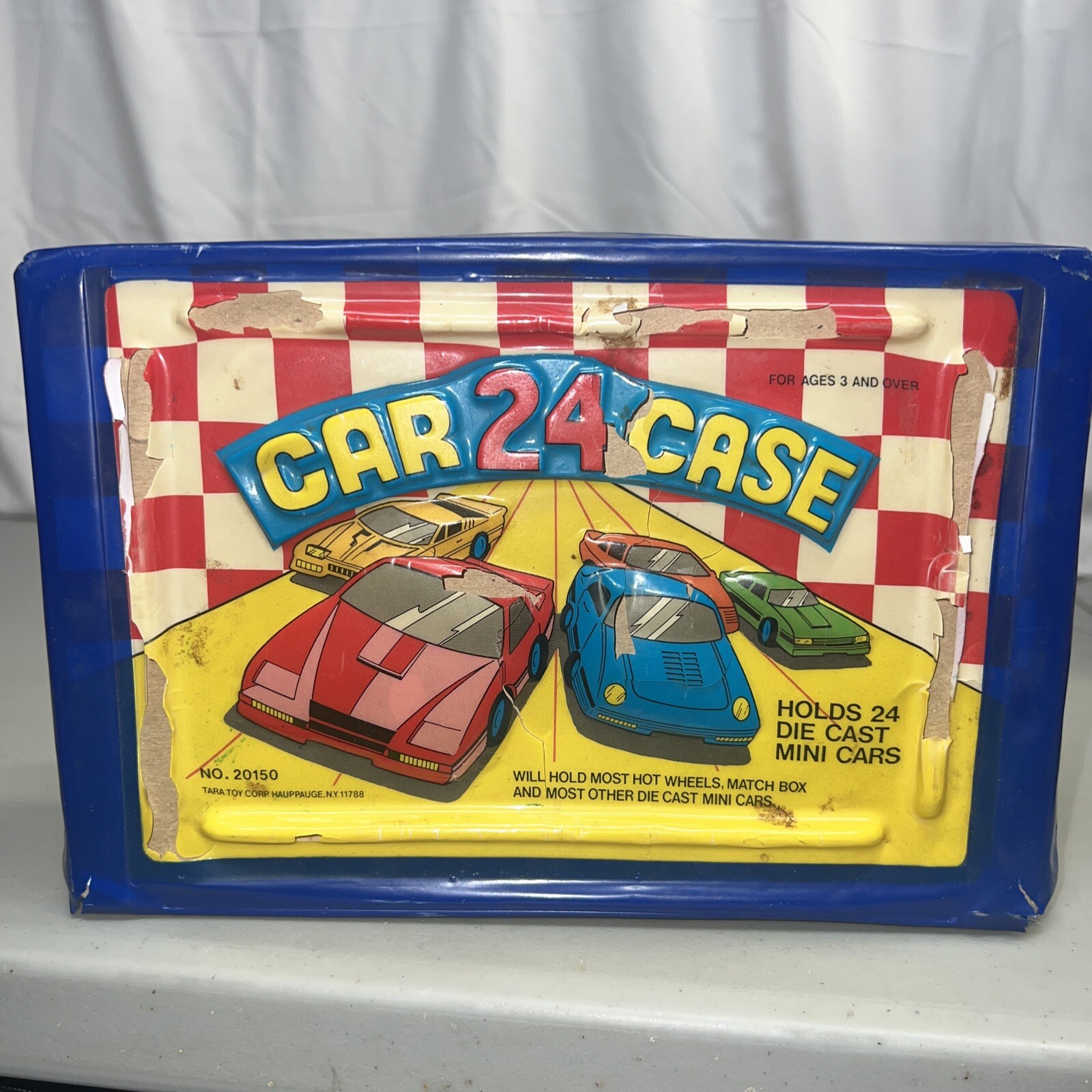 Vintage Car 24 Case Tara Toy Corp. Holds Hot Wheels/Matchbox/Lesney