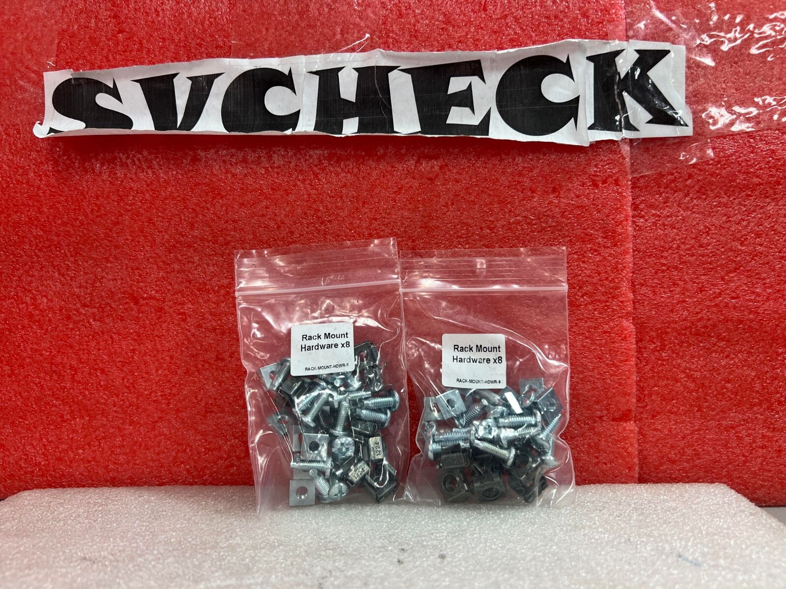 Lot of 2 Rack Mount Hardware x8 RACK-MOUNT-HDWR-9 Rack Hardware Solution
