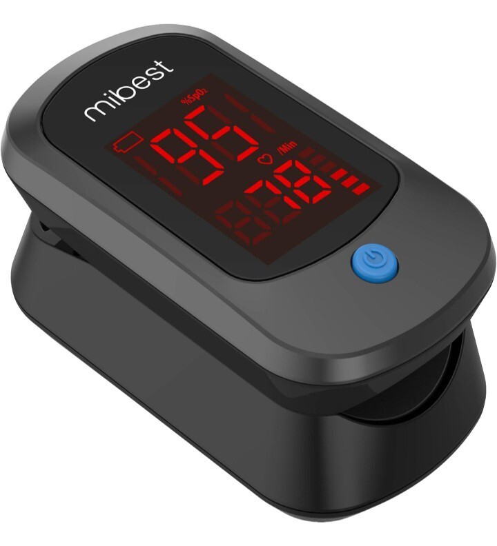 Mibest CN160 Fingertip Pulse Oximeter Blood Oxygen Saturation Monitor With...