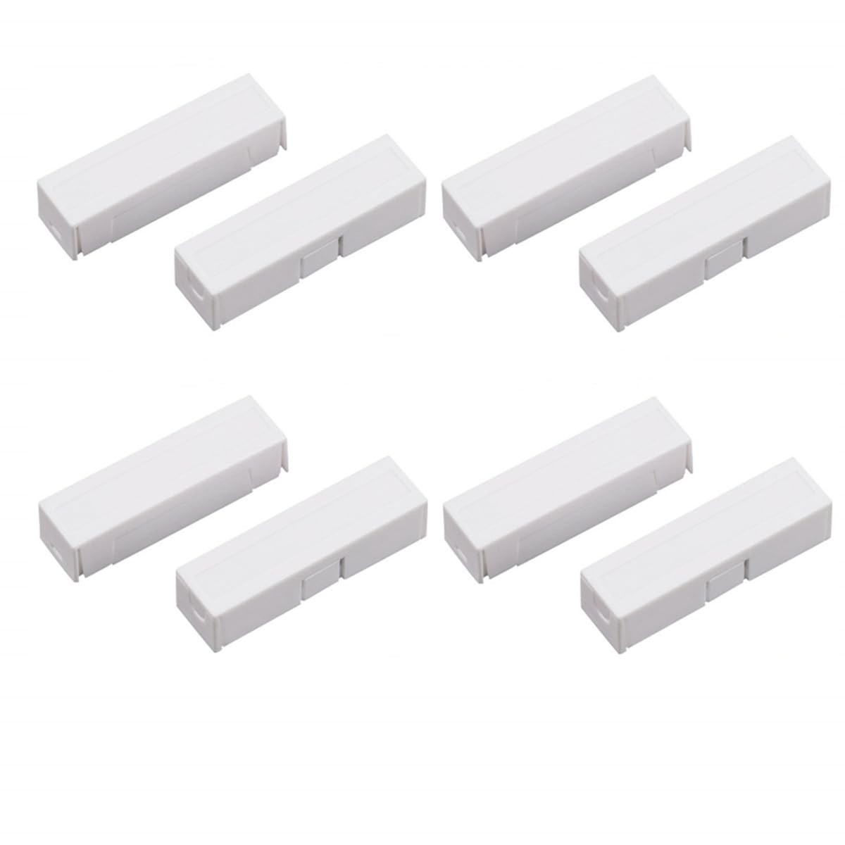 4 Sets NC Magnetic Switch Contacts Door Sensor for Home Alarm Security White