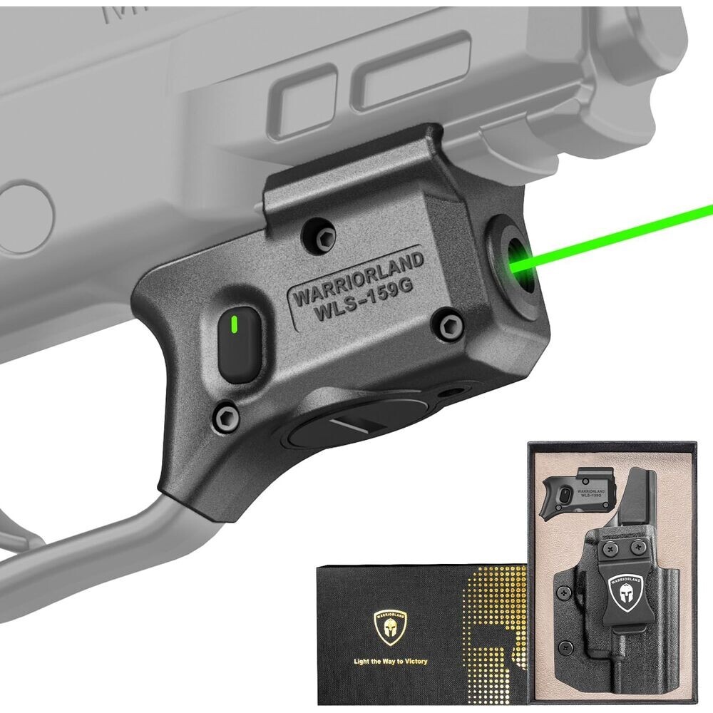 TSG Green Laser Sight and IWB Kydex Holster Combo Fits: M&P 9mm Shield EZ