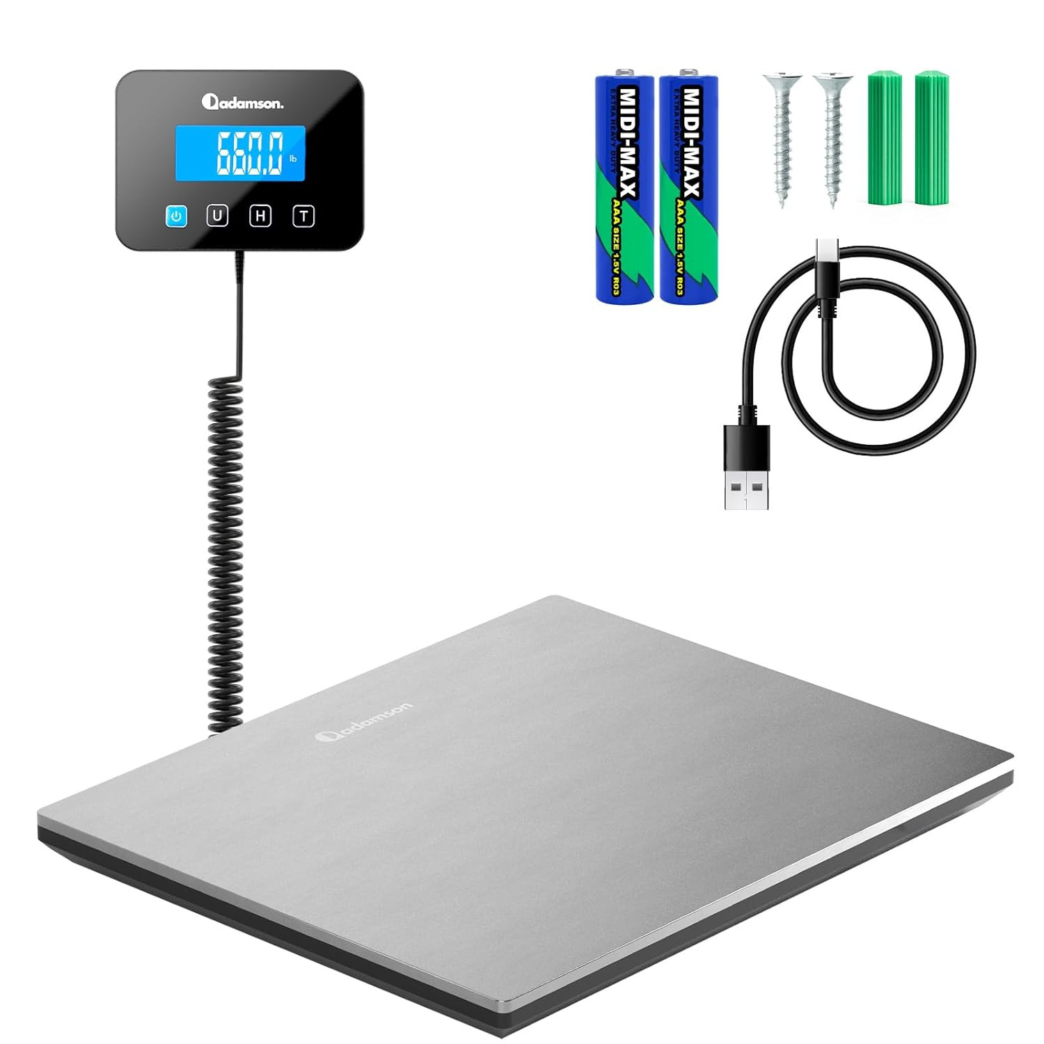 Shipping Scale for Small Business - 660 Lbs - High Accurate Digital Postal Scale