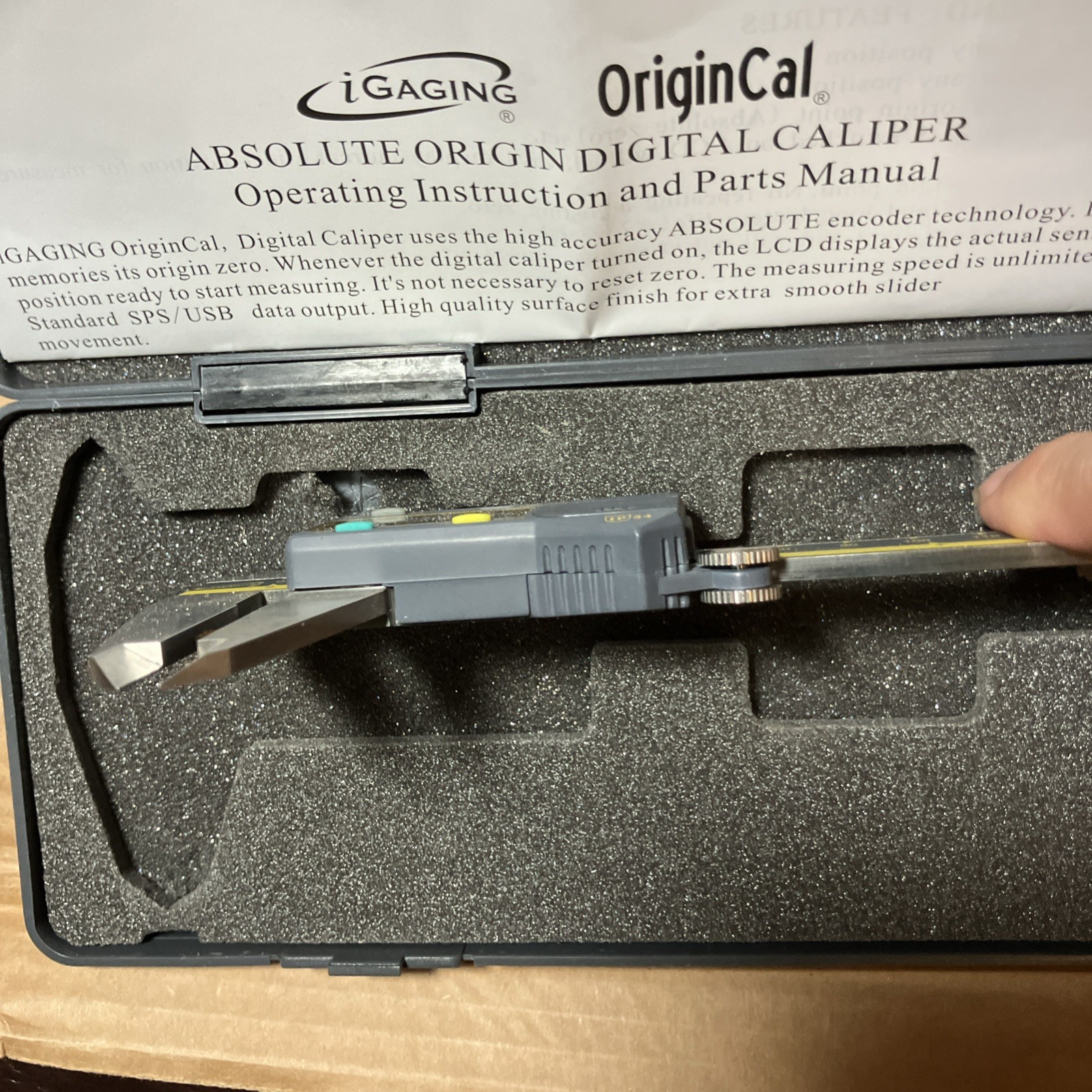 Igaging Ip54 Absolute Origin 8” Digital Electronic Caliper - OriginCal