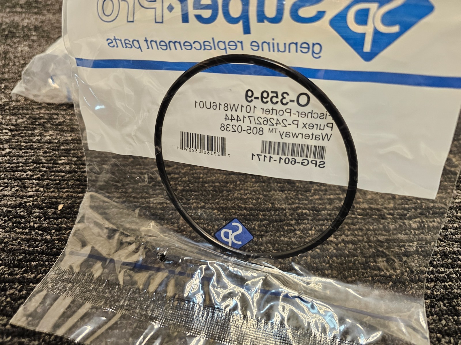 (QTY 4) SUPER-PRO O-359-9 DIFFUSER O-RING SPG-601-1171