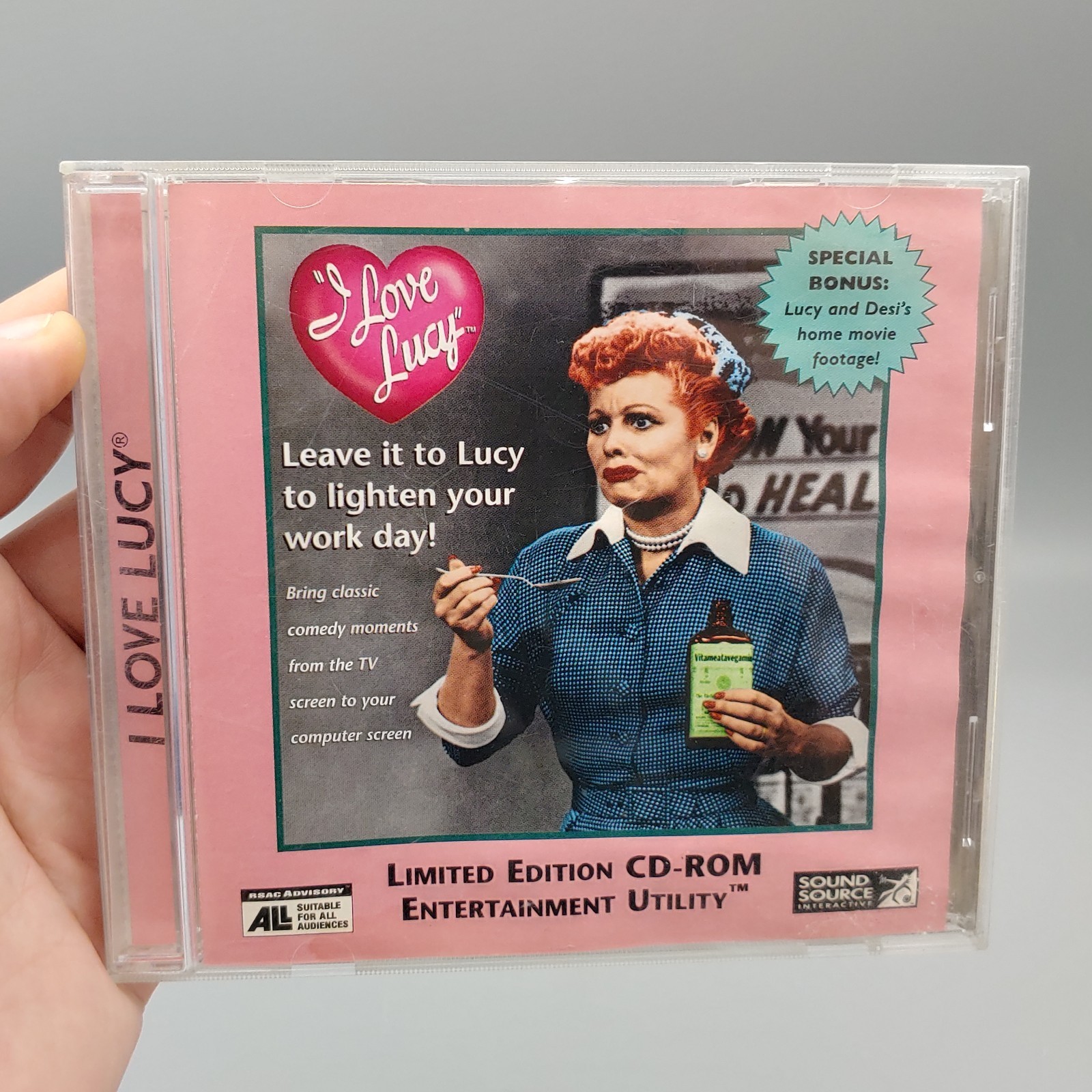 I Love Lucy Limited Edition PC CD-ROM With Lucy And Desi's Home Movie Footage