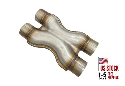 3 In X Pipe Exhaust Universal 3‘’ Exhaust X pipe 12Inch Length Stainless