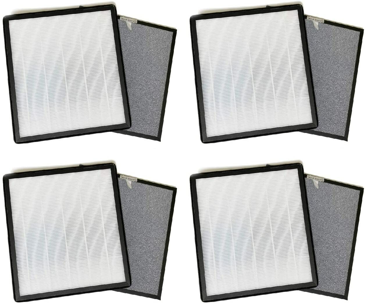 True HEPA Carbon Filter Replacement For Hathaspace HSP001 Smart Air Purifier, 4