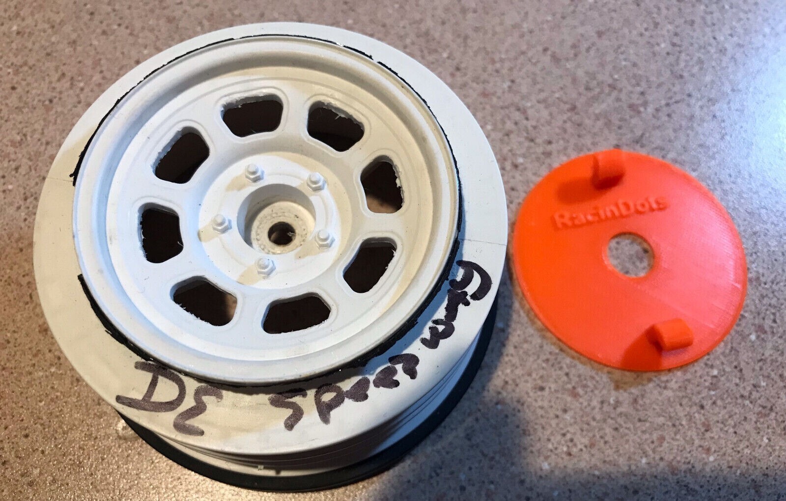 Racin Dots DE Speedway Wheel Dot, White