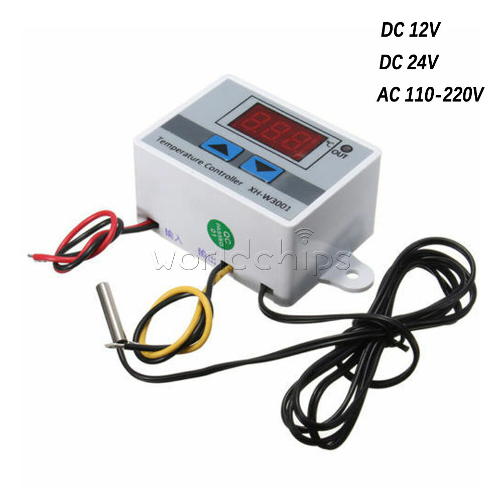 XH-W3001 NTC Digital LED Temperature Controller Thermostat Control Switch DC/AC