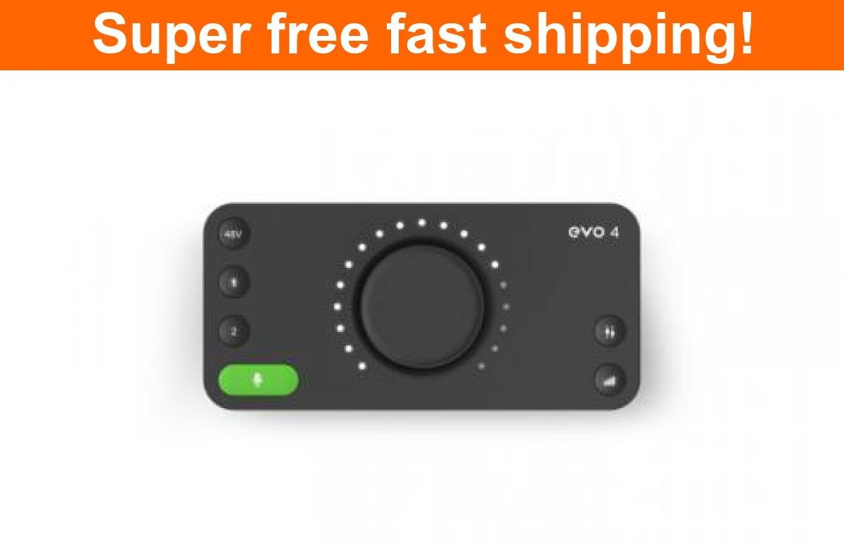 Audient EVO 4 USB Audio Interface for Live streaming, recordists, podcasters NEW