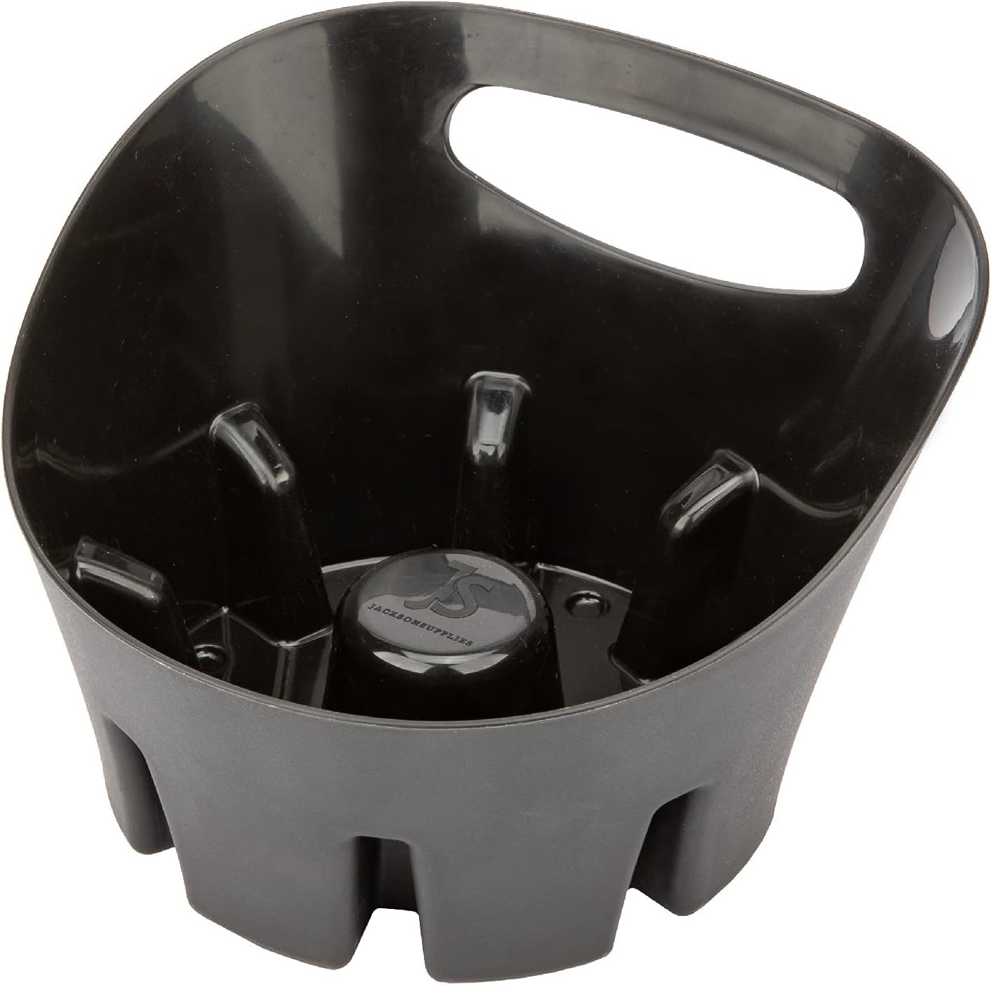 Universal Black Plastic Drip Tray for Toilet Plunger