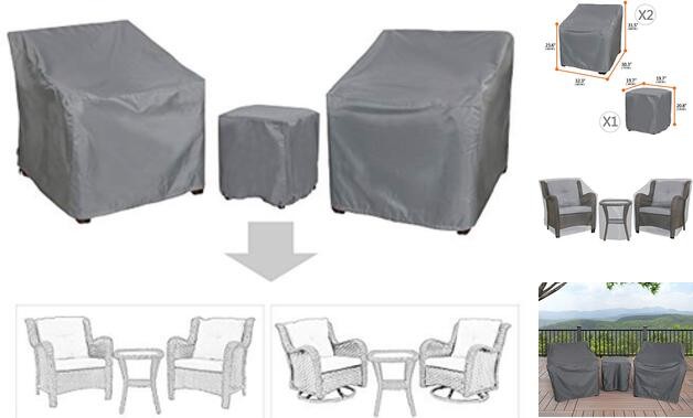 Patio Furniture Covers,Outdoor Furniture Cover Waterproof,Patio Furniture Grey