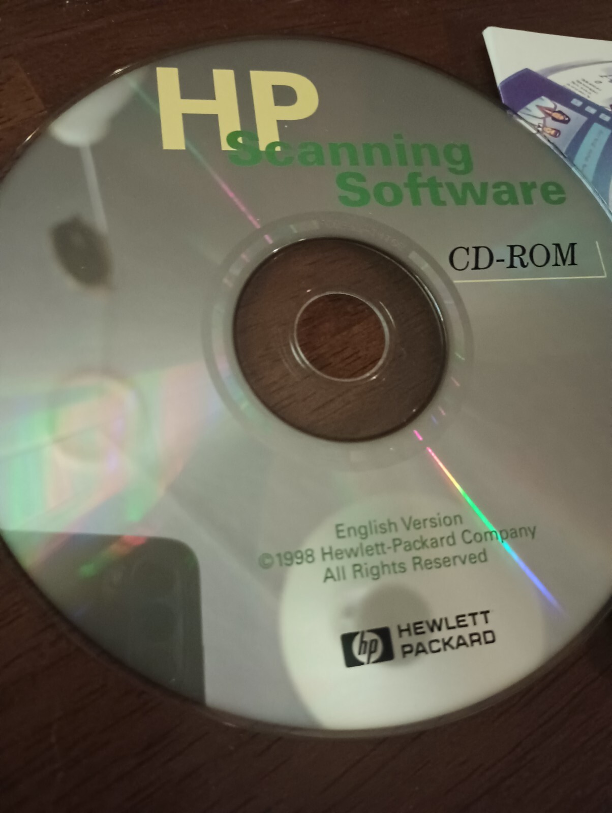 Vintage 1998 HP Scanning Software Precision Scan Pro on CD