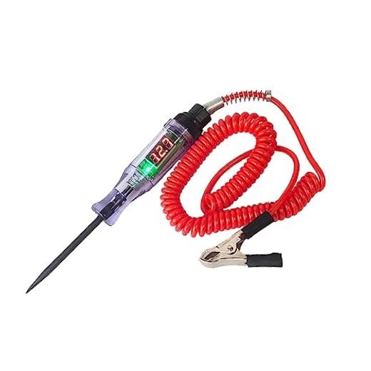 1 PC Car Digital Electric Pen, 6V-12V-24V DC Car Circuit 1 PC #6V/12V/24V Red