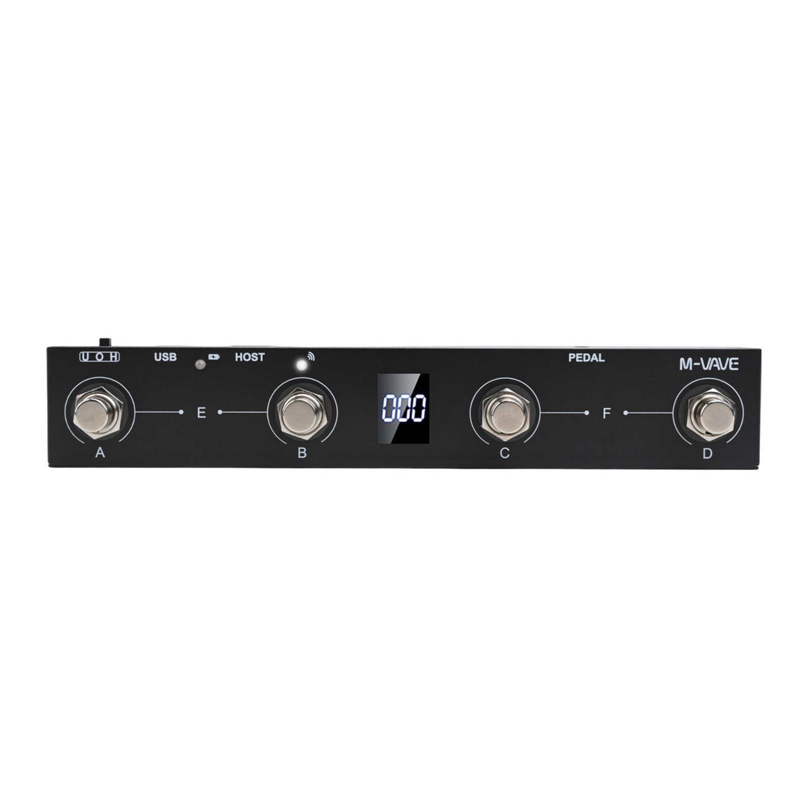 For MIDI Footswitch Controller Rechargeable 4 Buttons For-Musicians For MVAVE