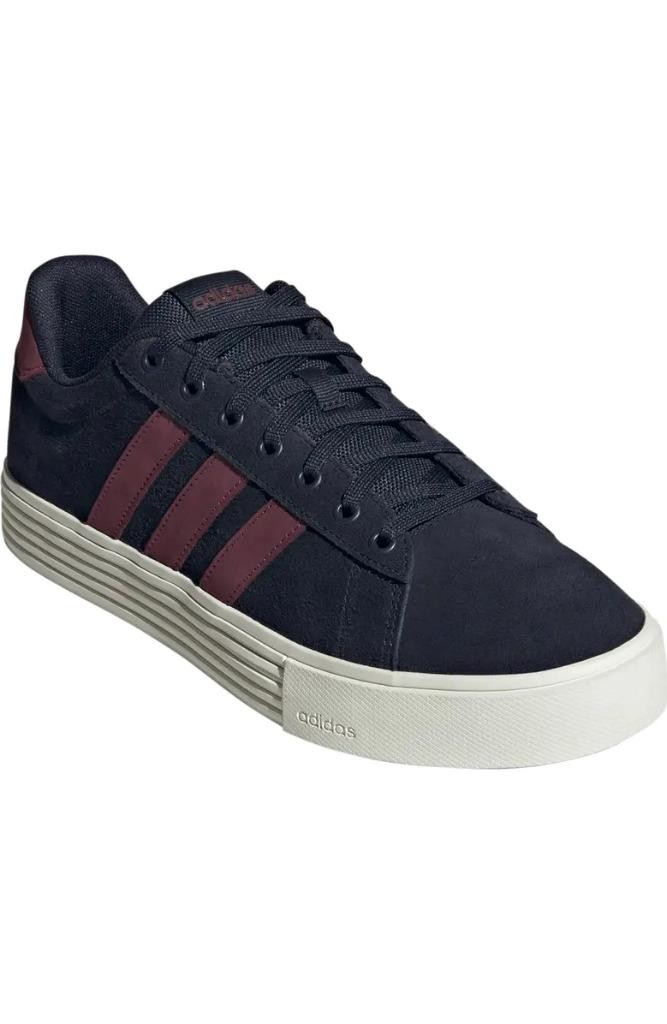 Adidas Daily 4.0 Suede Sneaker 4.0 Ink Blue/Maroon Men's 10.5