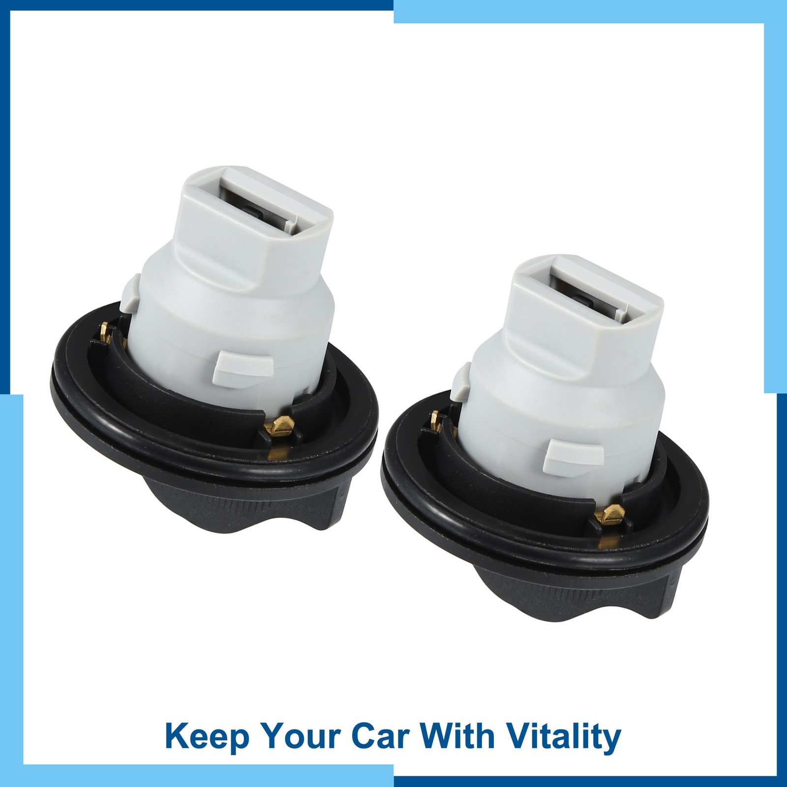 2 Pcs Turn Signal Light Lamp Bulb Holder 84987048 for Chevy Suburban 2015-2020