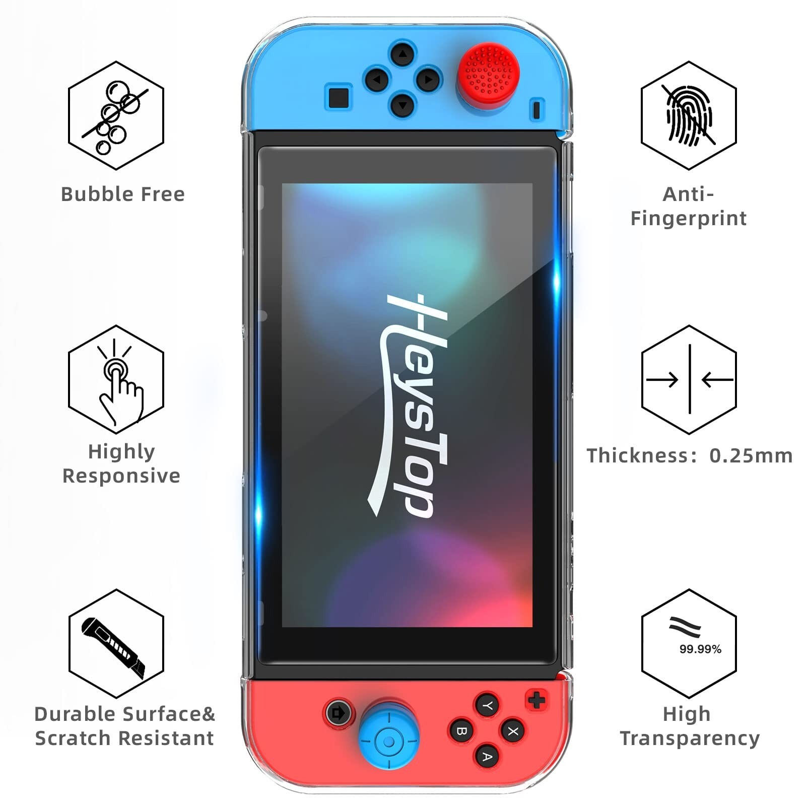 Case For Nintendo Switch Carry Case Pouch with Case HD Switch Screen Protector