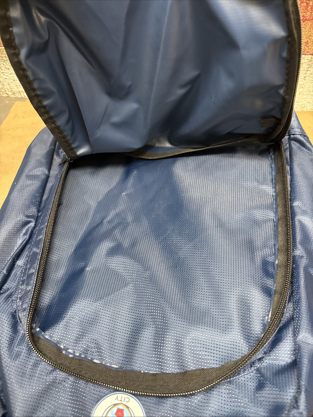 MANCHESTER CITY MCFC React Backpack BLUE 16” NEW!