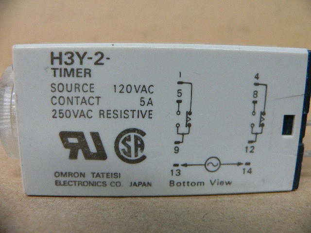 Omron 0-30S Second H3y-2 Delay Timer Time Relay Dc 12V