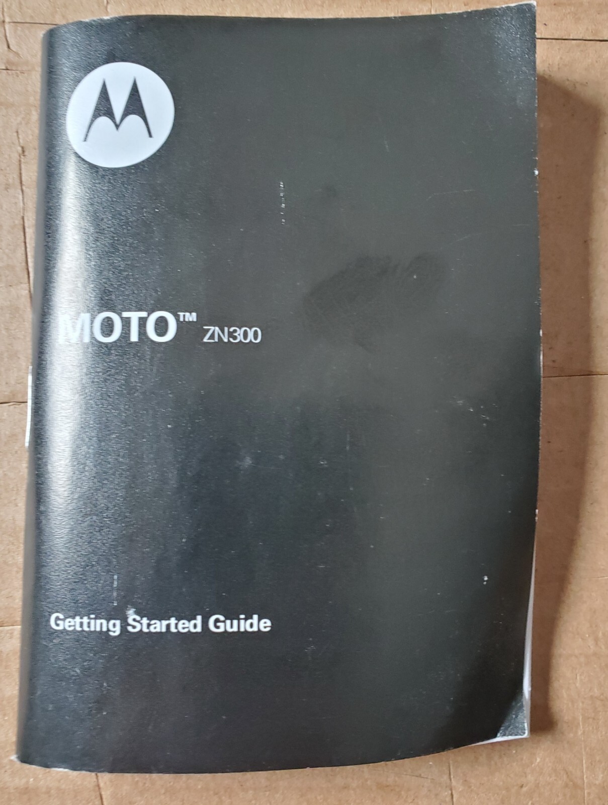 Manual for Vintage Motorola ZN300 Cell Phone
