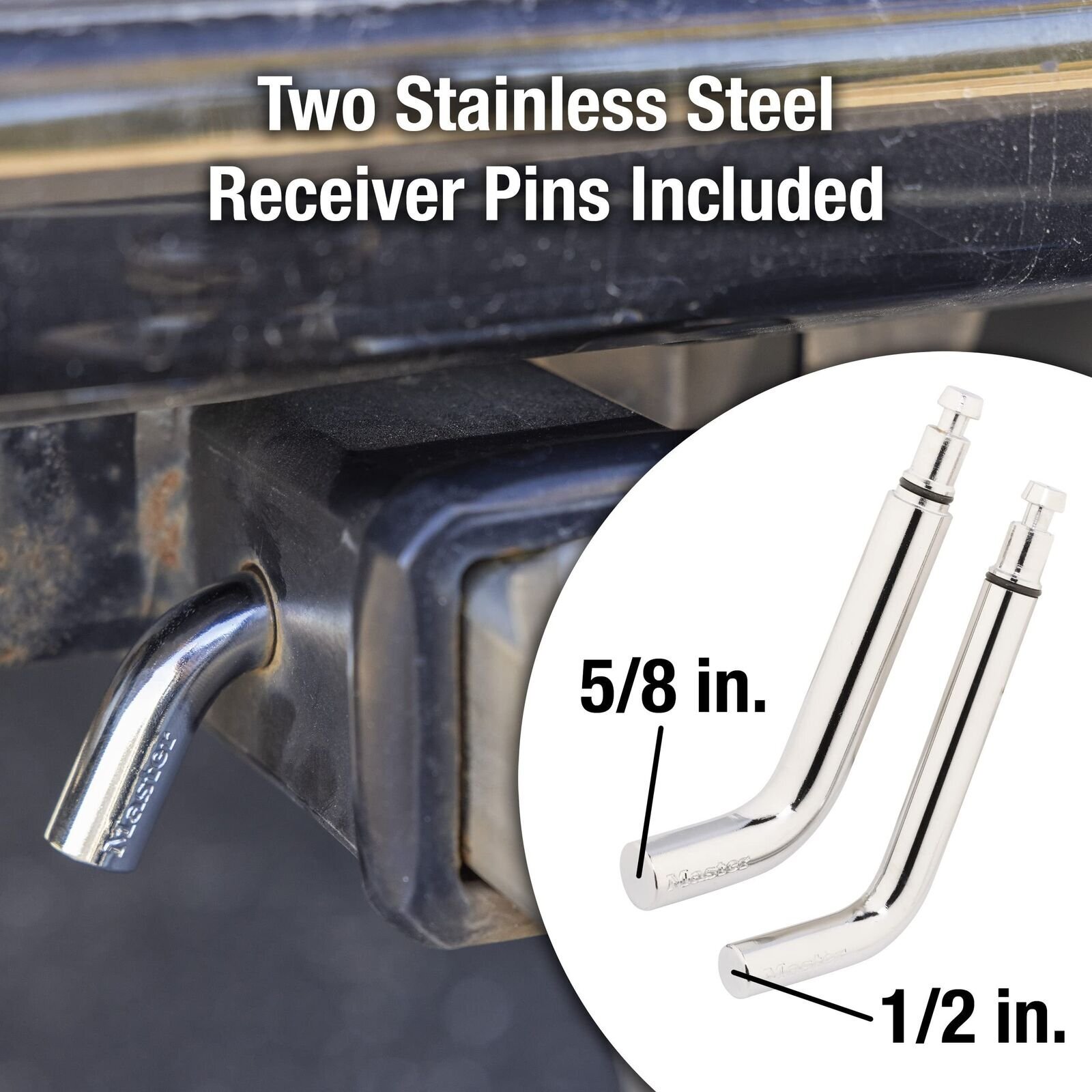 Master Lock 2848DAT Key Alike Set with Receiver and Coupler Latch Locks,...