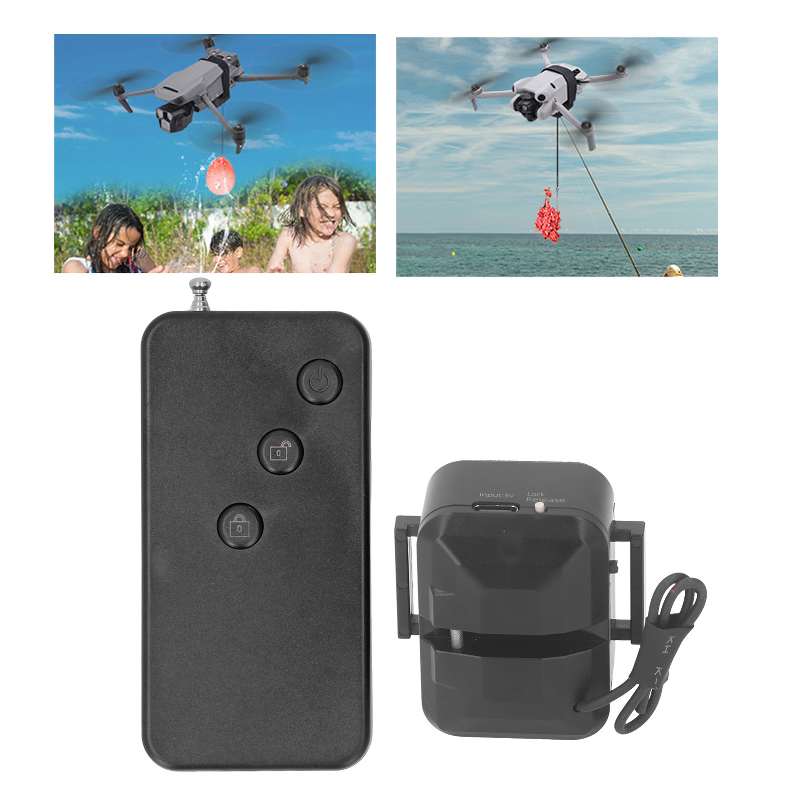 Airdrop System Drone Payload Transport Release Device For Mini 4 Pro For