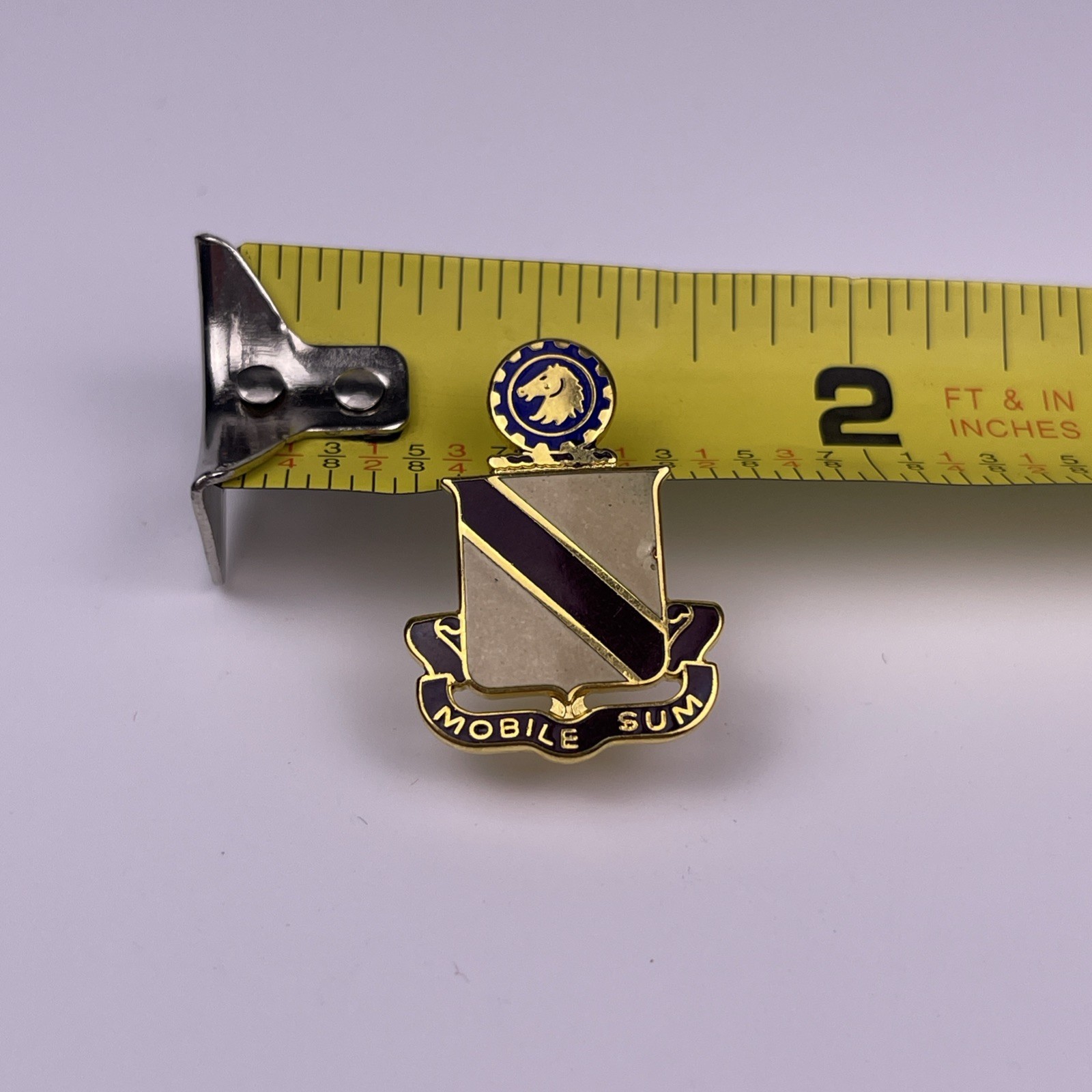 U.S. Military 2nd Support Battalion DI DUI Insignia Pin MOBILE SUM G23