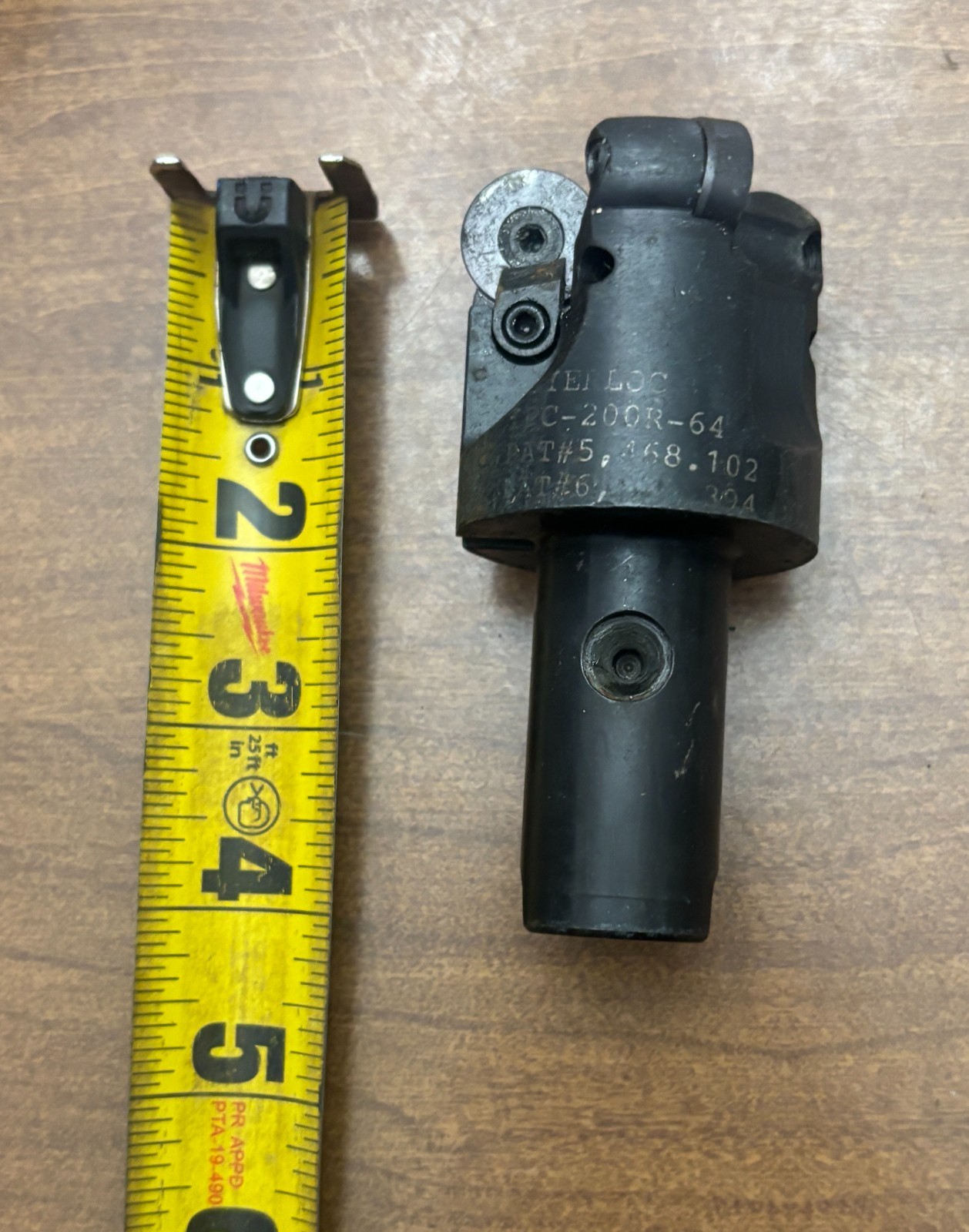 Troy IPC-200R-64 2.00" Interloc 3 Index Round Nose Face Milling Cutter Head (A)