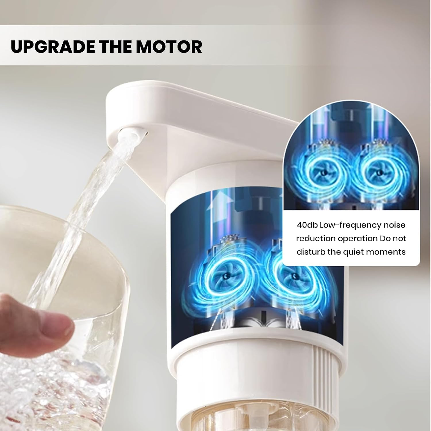 Water Dispenser for 5 Gallon Bottle,Automatic Water Pump,Portable USB Charging E