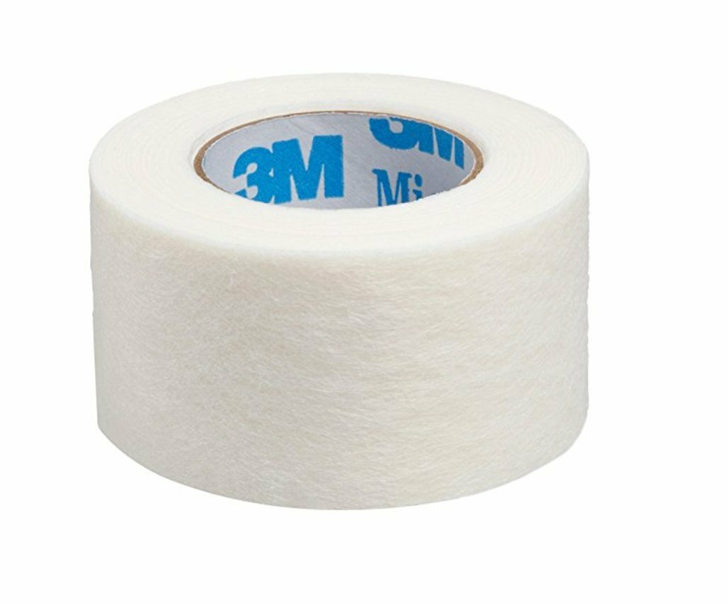 3M 1530-1 Micropore Cloth Medical Tape 1" x 10 Yards (Set of 6)