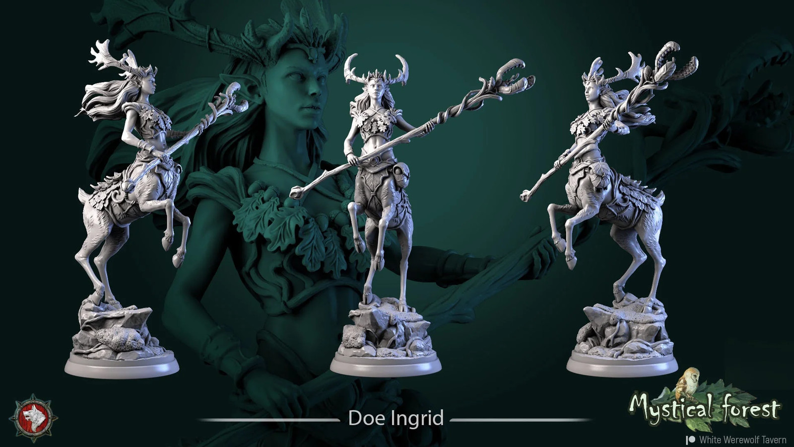 Dryad Ingrid - Resin Tabletop Miniature