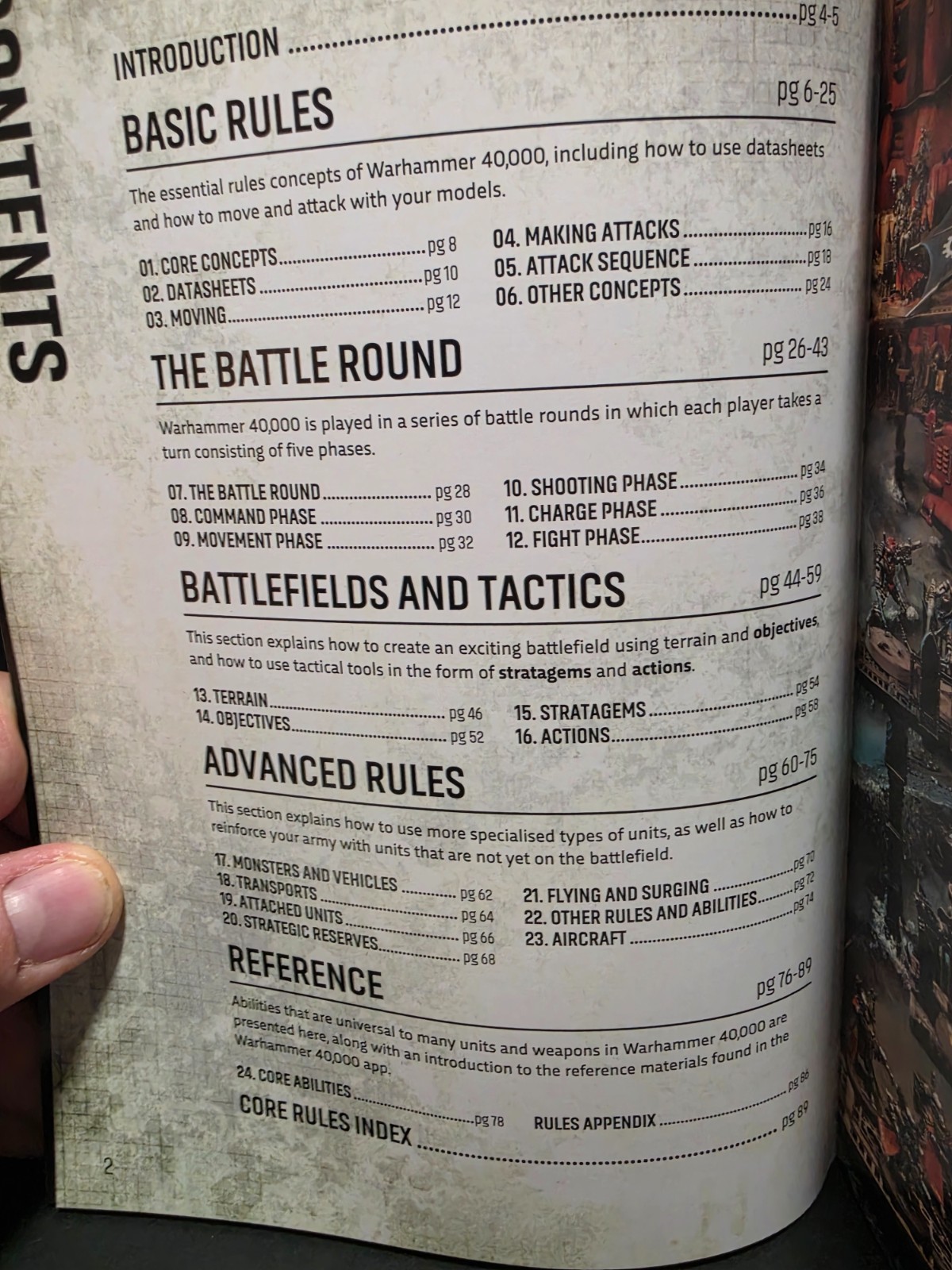 Warhammer 40000 Core Rules. 11th Edition Mini Rulebook, Armageddon Set 40k