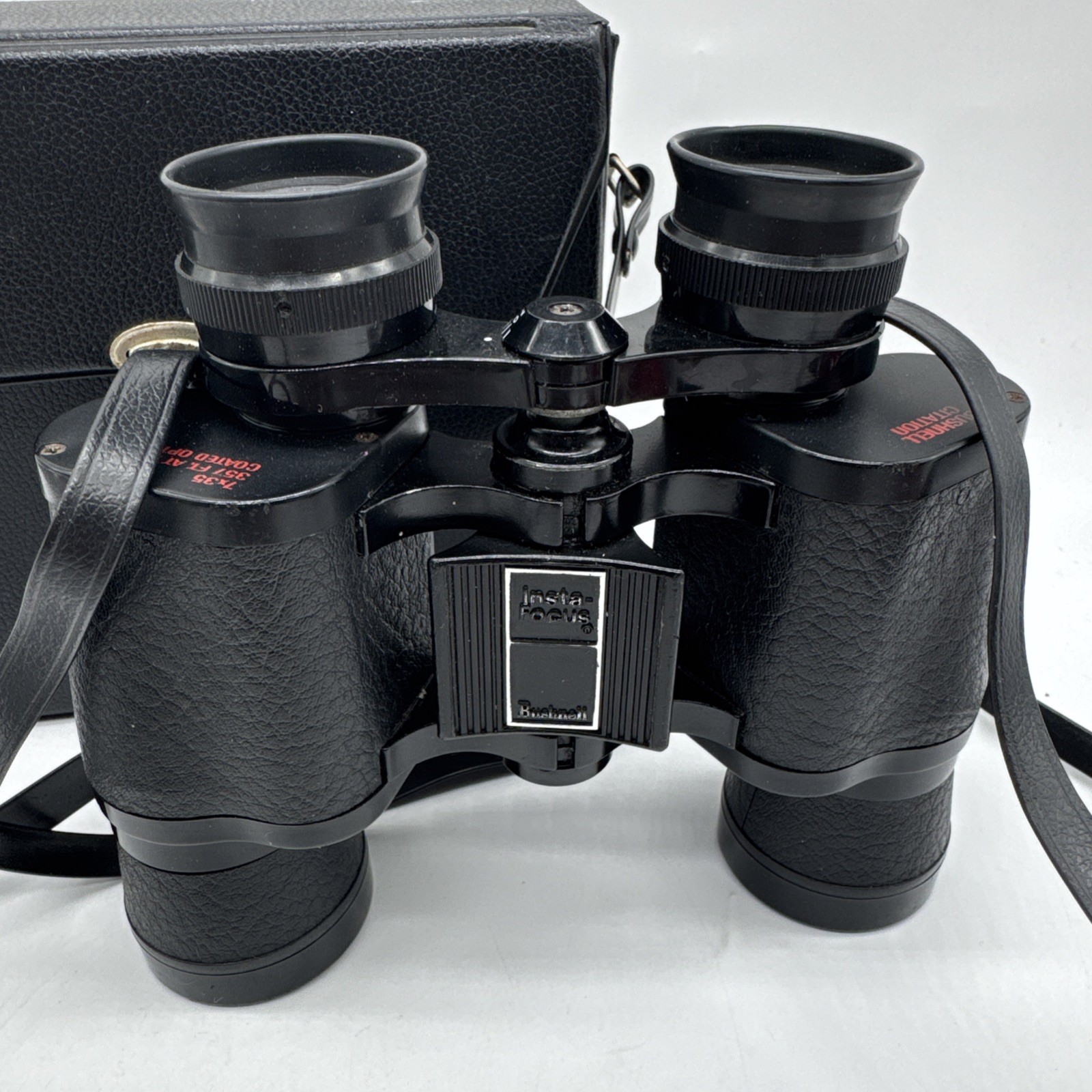 Vintage 1983 Bushnell Citation 7x35 Insta-Focus Binoculars with Case