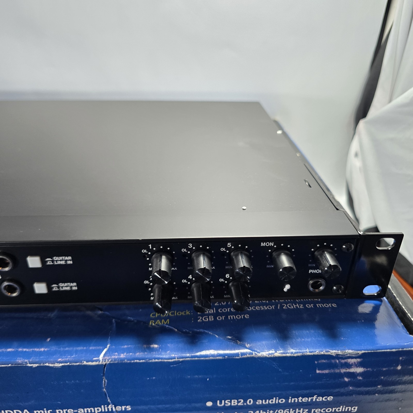 Tascam US-1200 USB 2.0 Audio Interface 6in 2out 96k/24bit Rackmount