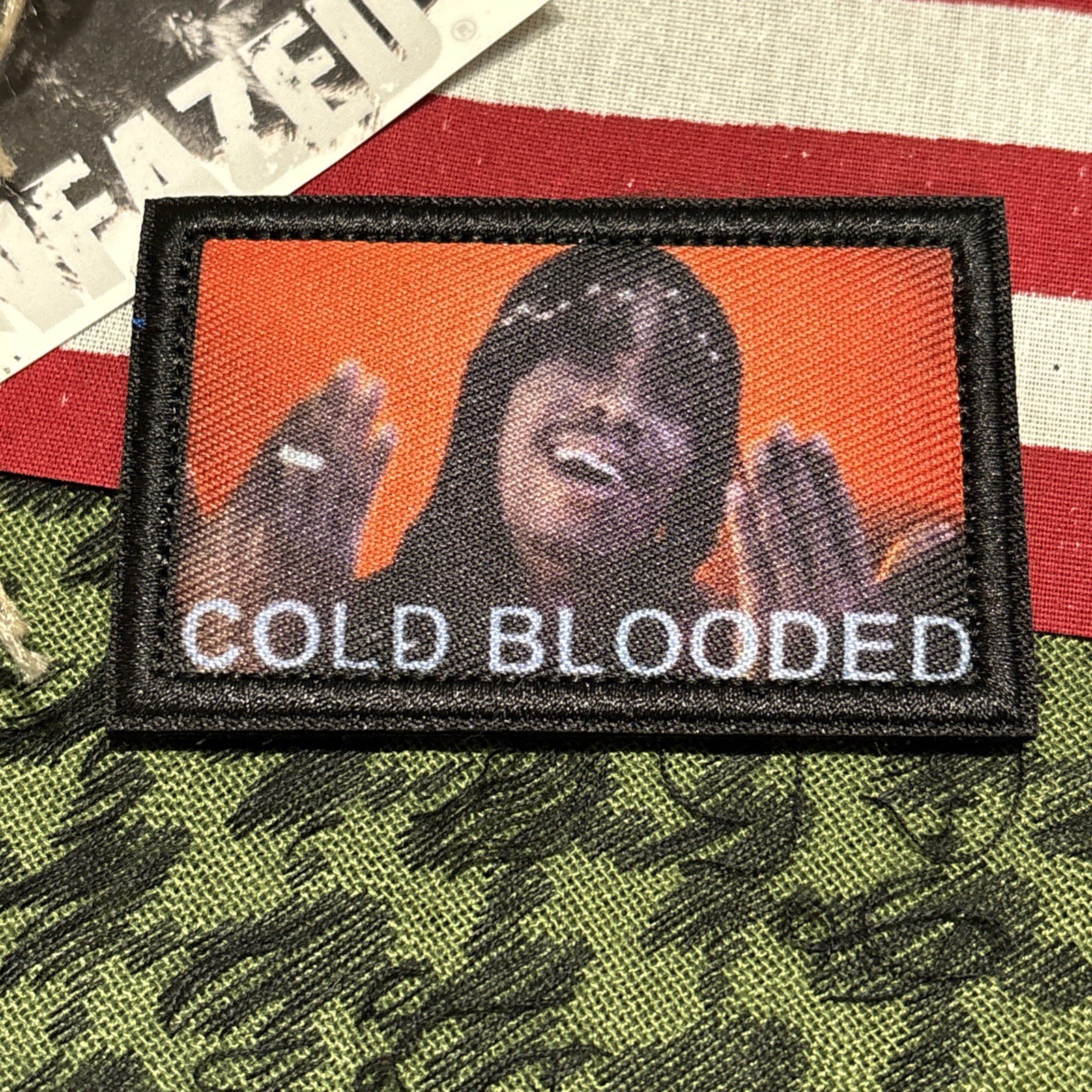 Chappelle Prince Cold Blooded Tactical Hook Loop Patch High Quality 2x3”